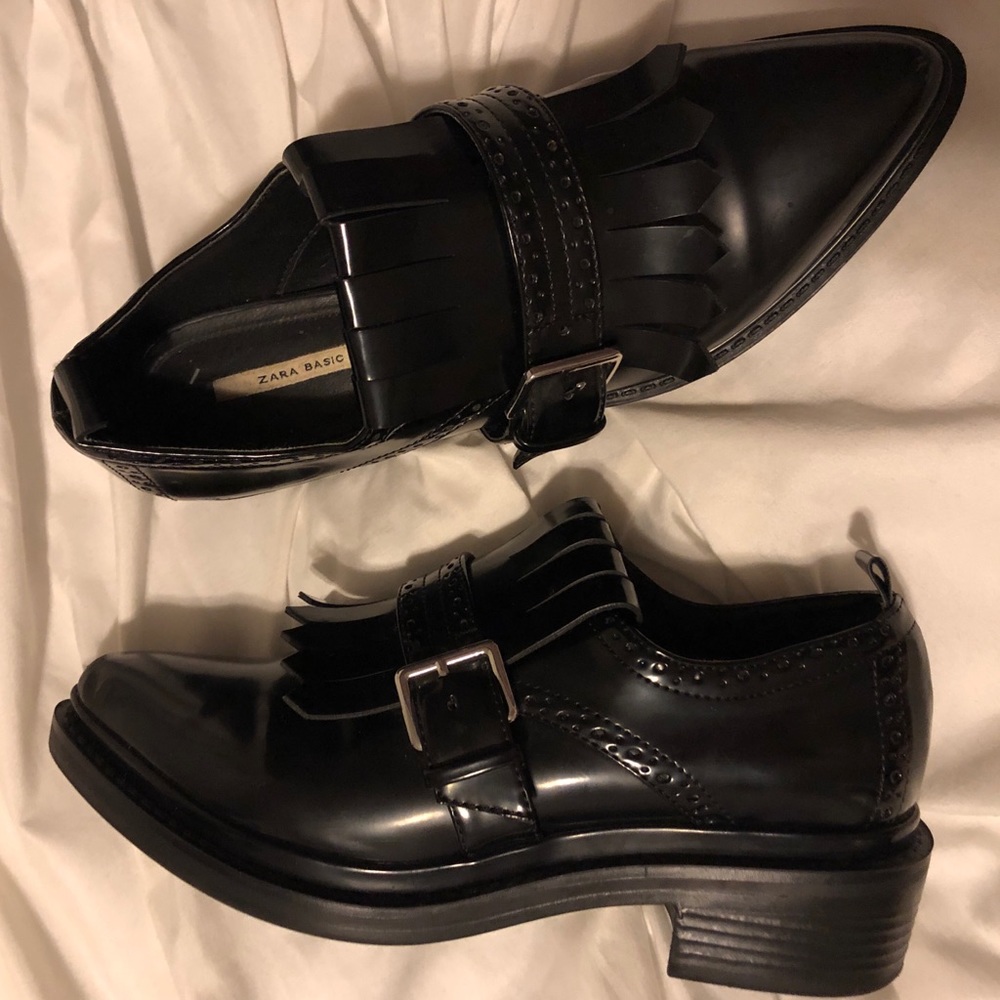 Zara Black Loafers